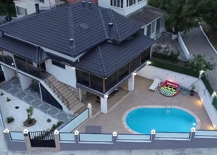Detached Villa With Private Pool And Sea View Kınalar photo